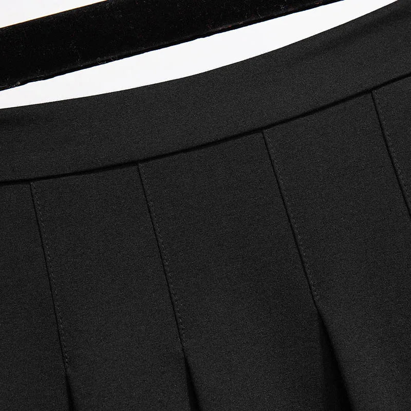 Plus Size Women's Pleated Midi Skirt | Empire Waist A-Line | Lightweight Polyester Broadcloth