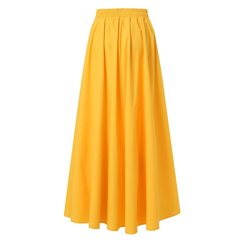 Women's 2025 Maxi Sundress | Empire Waist Beach Dress | Flowy Ankle-Length Casual Dress