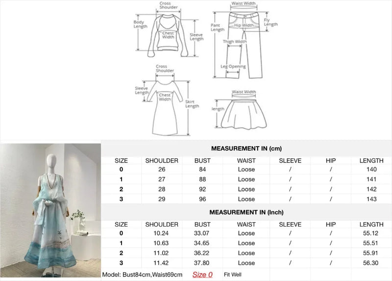 Women's Light Blue Linen-Silk Maxi Dress | Fairycore Beach Dress with Beading & Bow Details