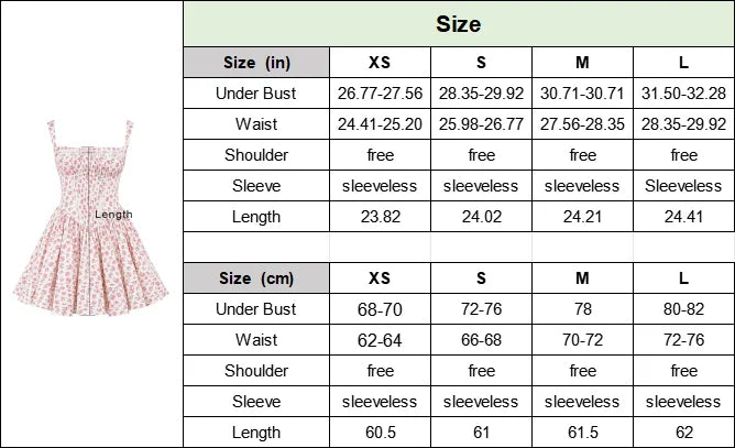 BOHO INSPIRED Women's Adjustable Floral Mini Dress - Pintuck Detail & Lace Trim | Summer Boho Party Dress