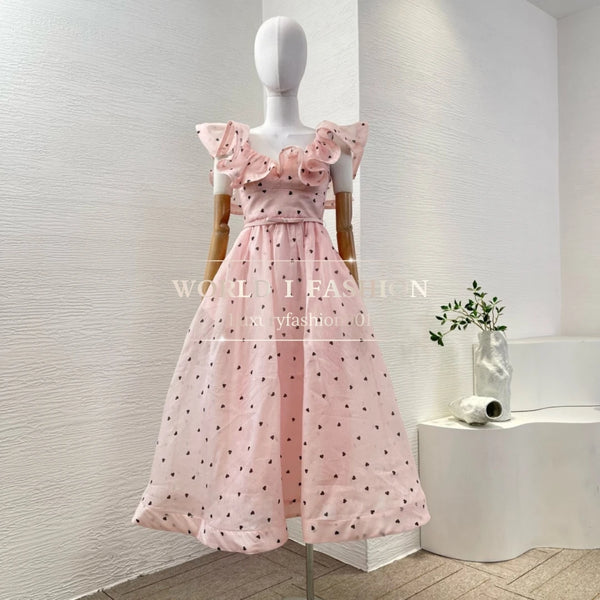Women's Backless Square Neck Midi Dress | Butterfly Sleeves & Ruffled Detail | Sexy X-Line Summer Dress