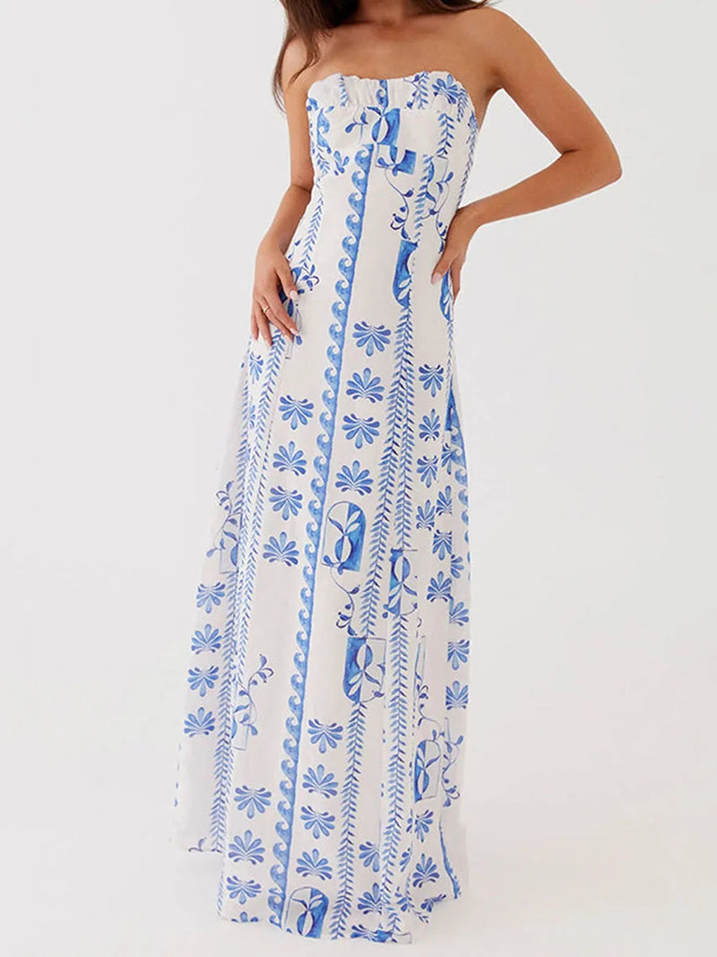 Floral Ruched Off-Shoulder Midi Dress | Velvet A-Line Party Dress - Women's Evening & Clubwear