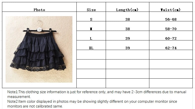 Gothic Lace Tutu Skirt | Black Mesh Tulle Petticoat | Elastic Waist Mini Ball Gown