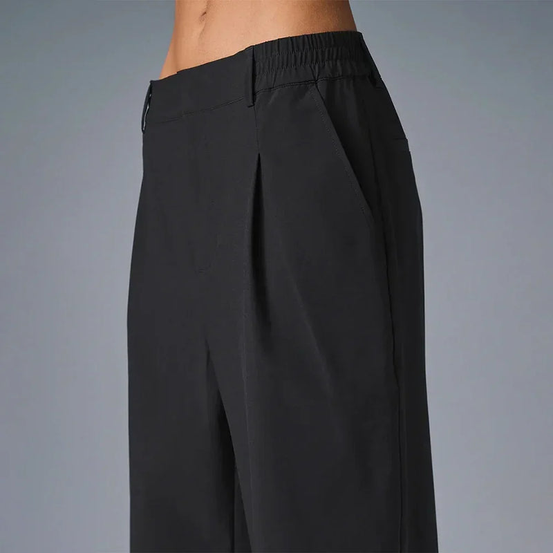 Women's High Waist Wide Leg Pants - Cotton Comfort Stretch Yoga to Casual Lounge Pants
