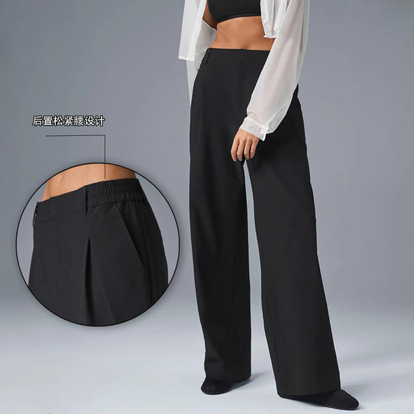 Women's High Waist Wide Leg Pants - Cotton Comfort Stretch Yoga to Casual Lounge Pants